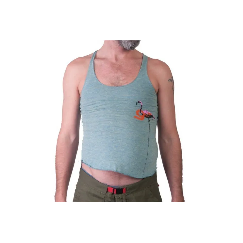 Orangatang Girly Racer Women's Tank Top - "Flamingo"